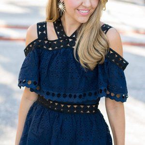 Laser-cut special occasion dress